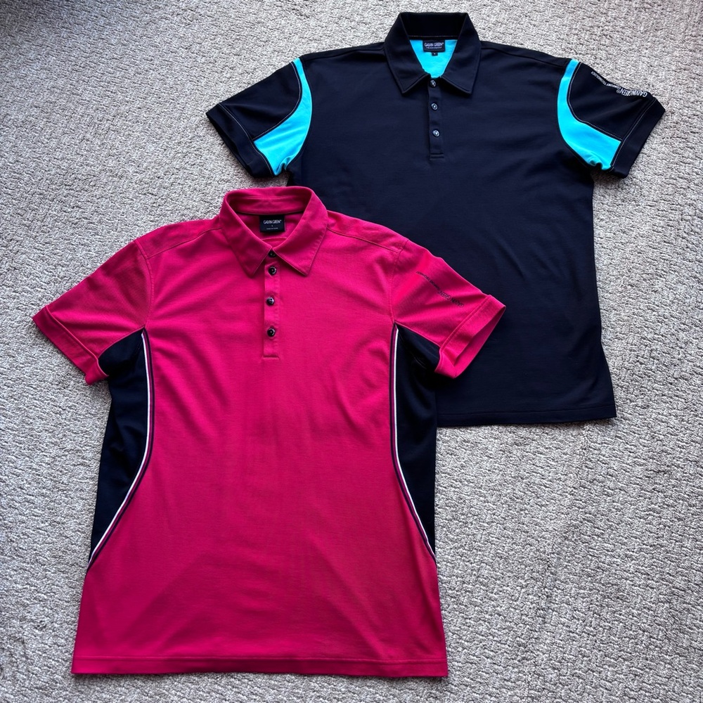 Bundle of two Galvin Green Golf Shirts Large